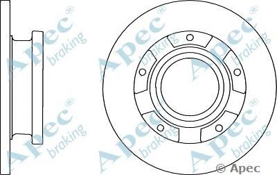 APEC BRAKING dsk2978 -  Тормозной диск